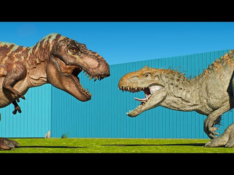 TYRANNOSAURUS REX DEATH RUN ON MONTANA - JURASSIC WORLD EVOLUTION 3