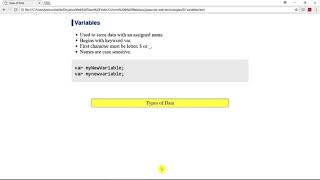 C777 - JavaScript and web technologies