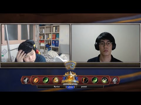 Ryvius vs posesi - Division B - Hearthstone Grandmasters Asia-Pacific 2020 Season 2 - Week 7