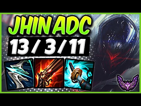 INCREDIBLE Jhin ADC vs Tristana / EUW Master / Patch 13.12 / Season 13 [ 13 / 3 / 11 ]  ⭐
