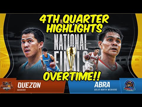 Abra vs Quezon Game 3 Championships | Heated Fourth Quarter Action