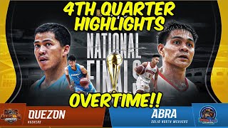 Abra vs Quezon Game 3 Championships | Heated Fourth Quarter Action
