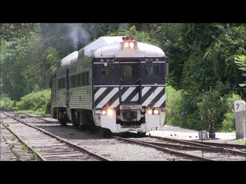 Budd cars on the Newport Secondary, restored siding