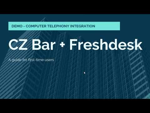CZ Bar - Freshdesk Integration Demo