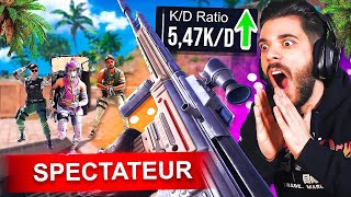 JE SPEC UN GÉNIE DE 5 K/D , IL CARRY SON ÉQUIPE EN 1VS4 SUR WARZONE