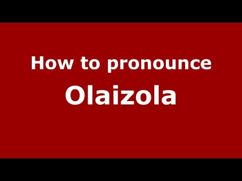 How to pronounce Olaizola (Spanish/Argentina) - PronounceNames.com