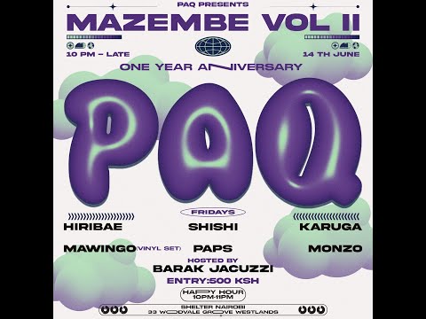 THE PAQ (MAZEMBE VOL. II) hyped by Shappaman, 14th June '24 Mix #trap #hiphop #dancehall #amapiano