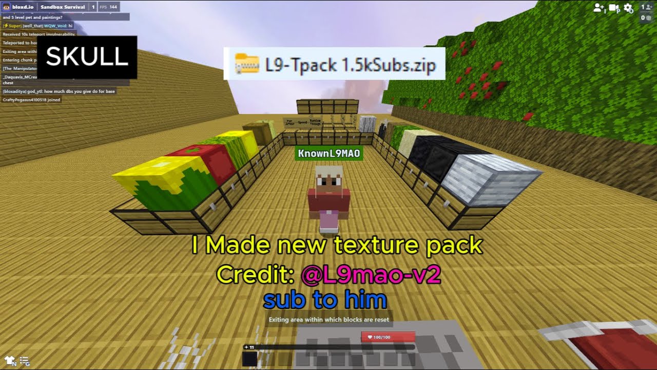 VOID FLUID Old Version Texture Pack - BLOXD IO (Release at 1.5k Subs)
