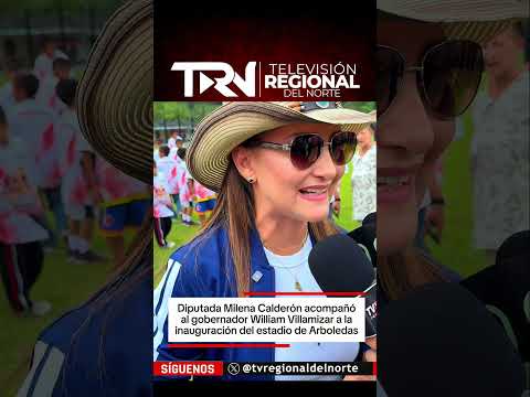 Diputada Milena Calderón destaca el impulso al turismo y deporte con el nuevo estadio de Arboledas