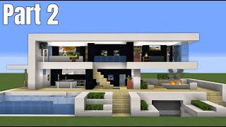 How To Build a Modern House Interior In Minecraft #5 | Part 2