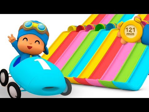 😊 POCOYO & NINA EPISODIOS COMPLETOS - Toboganes de Colores [121 min] |CARICATURAS y DIBUJOS ANIMADOS