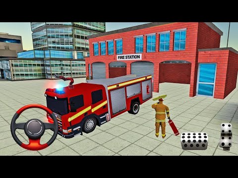 NY City FireFighter 2023 - Fire Truck Driver Rescues 3D - Android Gameplay
