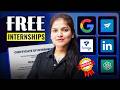 Free Digital Marketing Internships Certificate How To Apply Now
