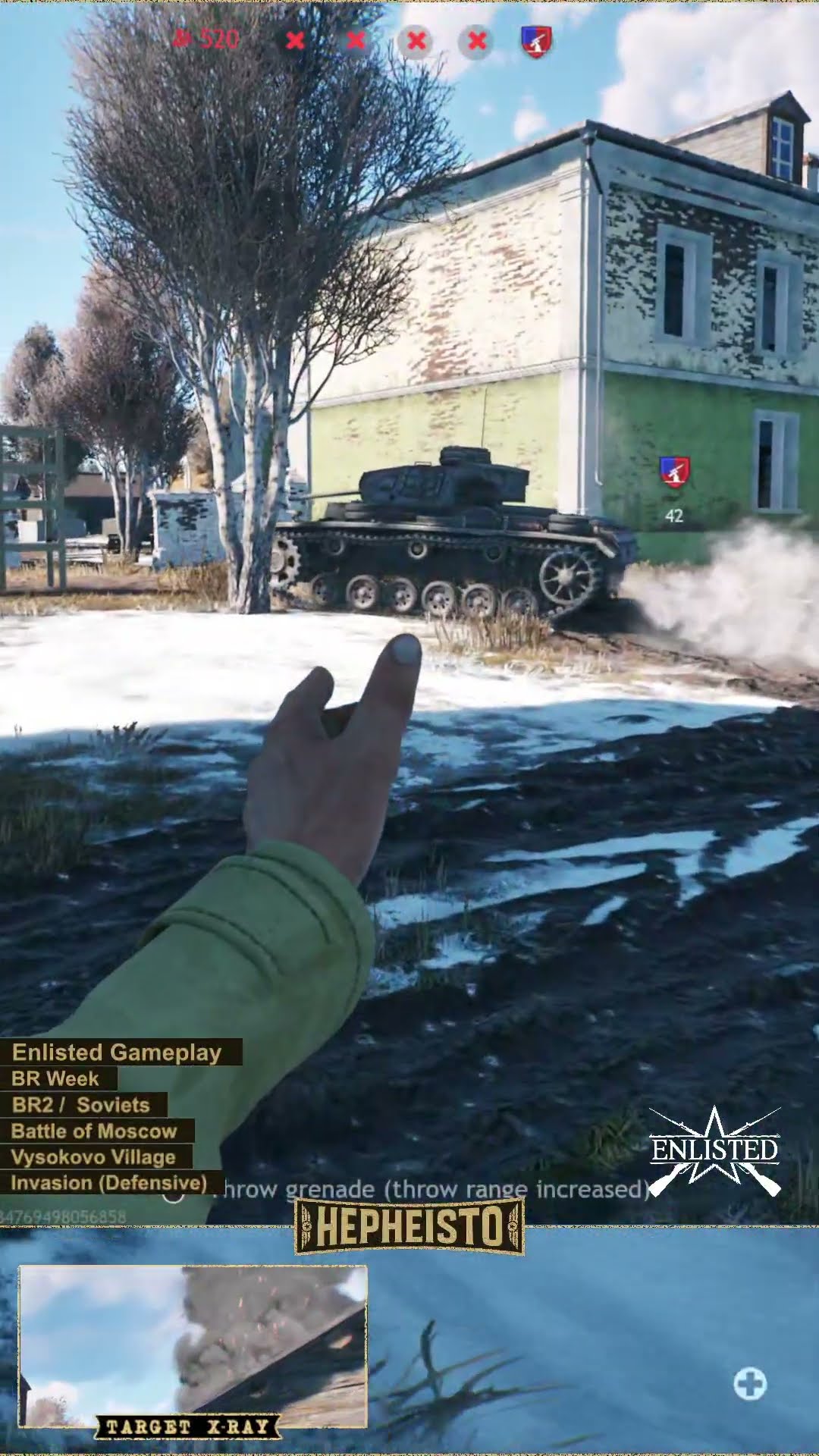 Anti Tank Gunner eliminates Panzer III J1 with Explosion Pack