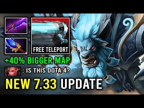 NEW 7.33 Patch Spirit Breaker 40% Bigger Map Nonstop Free TP Gank Hyper Support Guide Dota 2