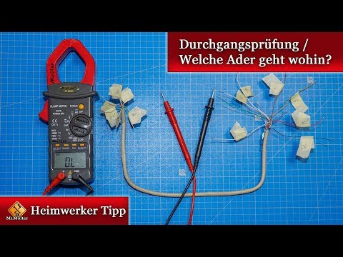 Durchgangsprüfung / Kabel durchmessen. Welche Ader geht wohin?