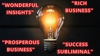 [{(DREAM)}] BUSINESS SUBLIMINAL / RICH BUSINESS / BE RICH / SUCCESS SUBLIMINAL , PROSPEROUS BUSINESS