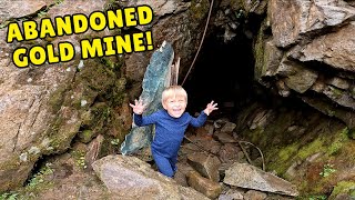 CAMPING at an ABANDONED Alaskan GOLD MINE | Will the Kids Brave the Mine?
