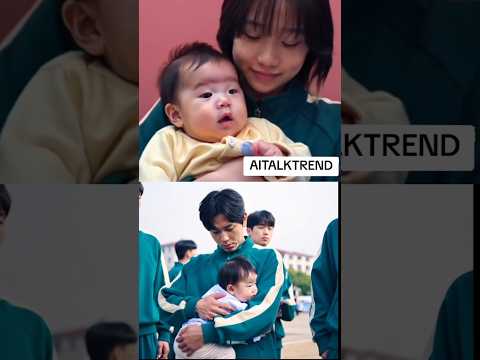 Kim jun-hee finaly gave birth !!!!Squid game s2 "222 and 333 have a baby now"