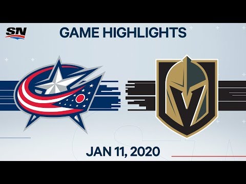 NHL Highlights | Blue Jackets vs. Golden Knights – Jan. 11, 2020