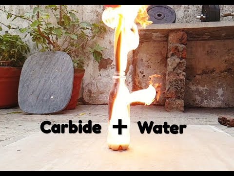 Carbide and Water Reaction