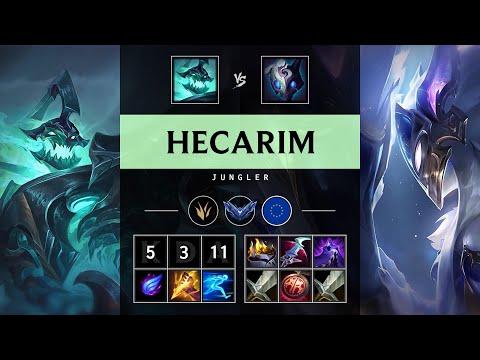 Hecarim Jungle vs Kindred - EUW Diamond Patch 25.12