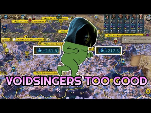 [FULL VOD] Using Voidsingers to slingshot myself to a sub-150 Science Victory! - Civ 6 Peter pt. 2