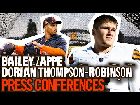 Dorian Thompson-Robinson & Bailey Zappe | Press Conferences