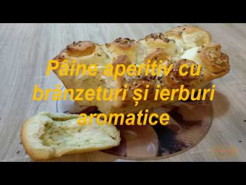 , title : 'Paine aperitiv cu branzeturi si ierburi aromatice'