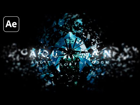 Easy After Effects Tutorial Particles Logo Text Animation Download Free Template