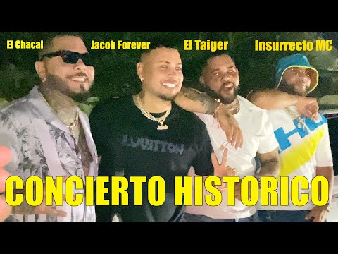 El Taiger, Jacob Forever, El Chacal, Osmani Garcia, Insurrecto JUNTOS EN UN CONCIERTO TAMPA 2022.