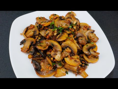 The best Sauteed Mushrooms I've ever made for my husband! Happycall Double Pan