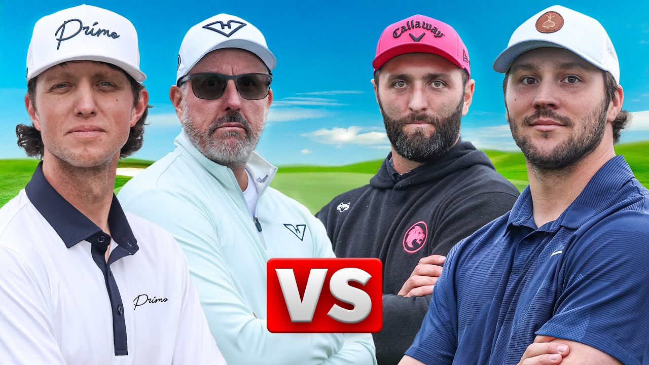 Can We Beat Josh Allen & Jon Rahm in a Golf Match?