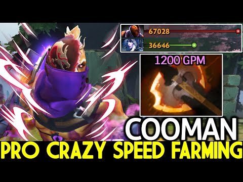 COOMAN [Anti Mage] Pro Crazy Speed Farming 1200 GPM Dota 2