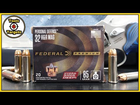 Could H&R Be a STAR?...Federal Premium .32 H&R Magnum Hydra Shok Deep Ballistic Gel AMMO Test!