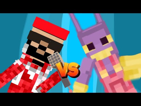 Jax Vs  Mussa -Batalha De Rap (Minecraft Animado)