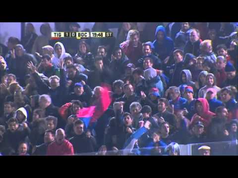 Gol de Janson. Tigre 1 - Boca 0. Fecha 10. Primera División 2016.
