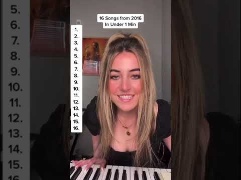 16 Songs From 2016 in 1 Minute