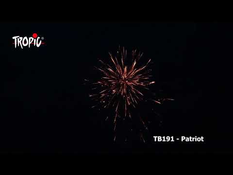 TB191 - Patriot - TROPIC Fireworks, Fajerwerki, Feuerwerk, Vuurwerk, Feu d'artifice