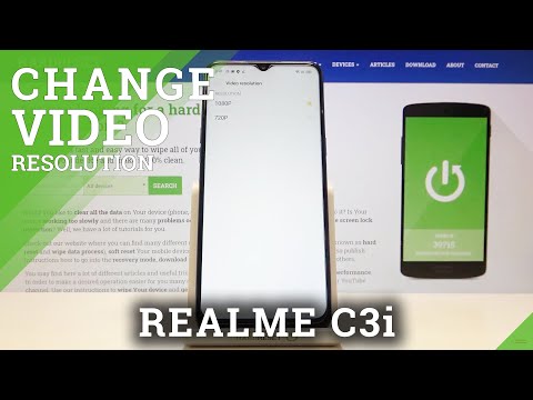 How to Change Video Resolution on REALME C3i – Open Camera Settings