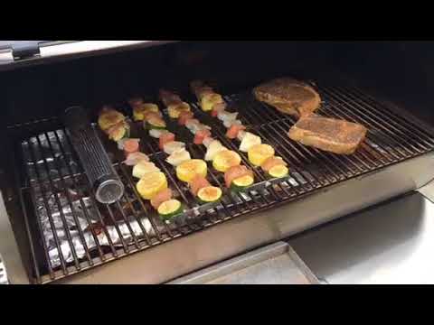 RecTec RT700 Bull reverse sear ribeyes with #5 rub