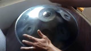 SOLD! D Amara 528Hz freq Handpan - Contact: info@balkanpan.com