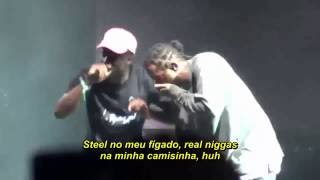 Kendrick Lamar e Isaiah Rashad - Free Lunch (Legendado) Ao Vivo em Los Angeles