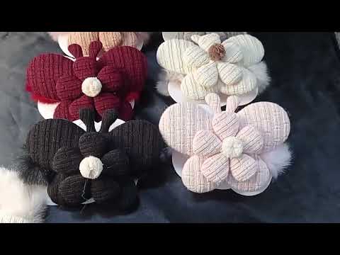 BUCHINHA PELÚCIA GRANDE DE TECIDO FLORZINHA /BORBOLETA