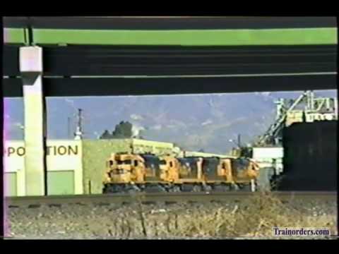 Classic Railroad Series 421 - Santa Fe 5040 West at Colton, CA January 12, 1996