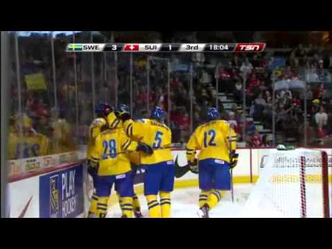 World Junior Championships 2012: Sweden - Switzerland [SWE-SUI] 4-3 SO
