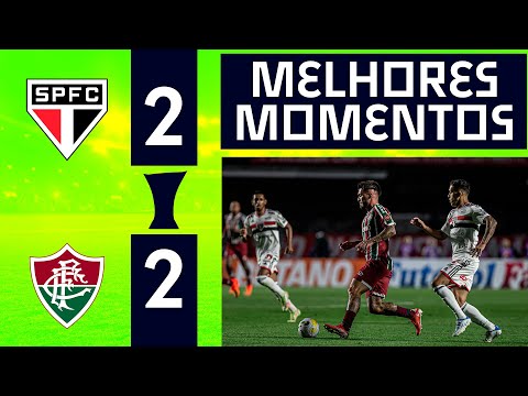 EMPATE DE TRICOLORES | SÃO PAULO 2x2 FLUMINENSE | MELHORES MOMENTOS | 17ª RODADA | BRASILEIRÃO 2022