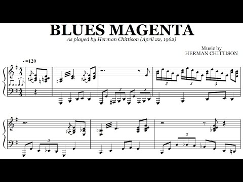 Herman Chittison - Blues Magenta | Transcription
