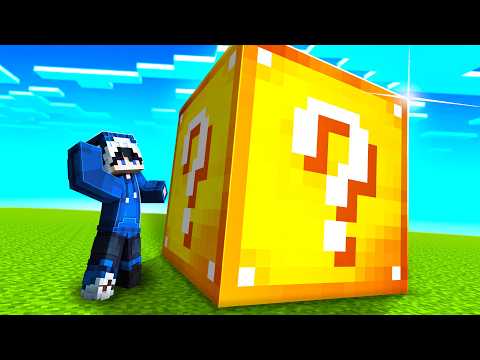 Minecraft, but with XXL LUCKY BLOCKS...
