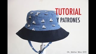 Patrones y como hacer: gorro de Sol para bebés